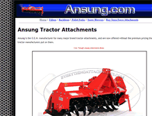 Tablet Screenshot of ansung.com